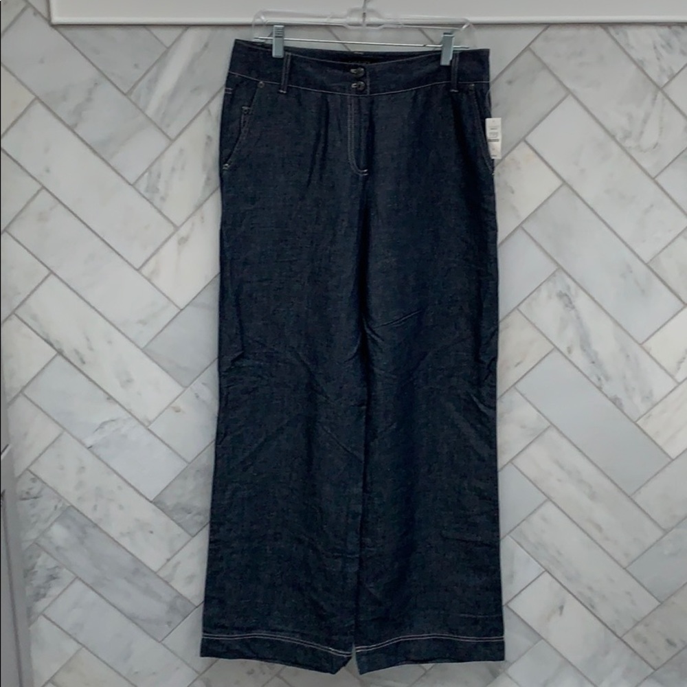 NWT Talbots Linen/Cotton Blend Trouser